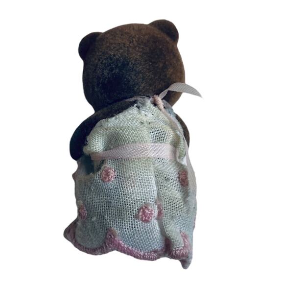 1980s Sylvania Calico Critters Timbertop Bear Baby Girl - Picture 5 of 6